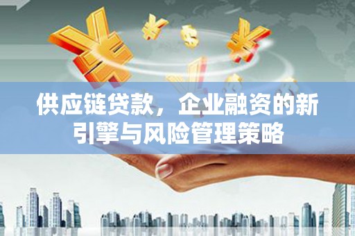 青川供应链贷款，企业融资的新引擎与风险管理策略