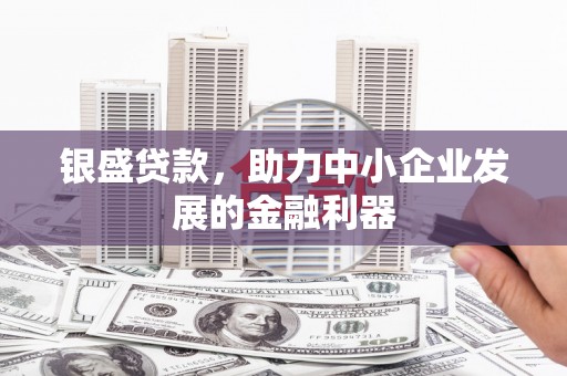 青川银盛贷款，助力中小企业发展的金融利器