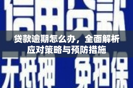 青川贷款逾期怎么办，全面解析应对策略与预防措施