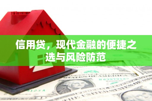 青川信用贷，现代金融的便捷之选与风险防范