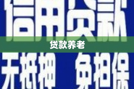 青川贷款养老