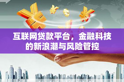 青川互联网贷款平台，金融科技的新浪潮与风险管控