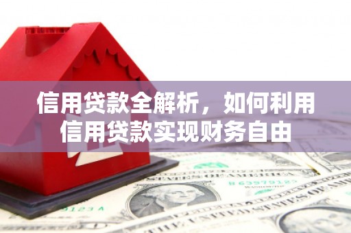 青川信用贷款全解析，如何利用信用贷款实现财务自由